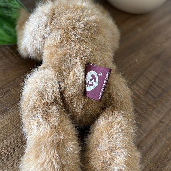 🧸 ty Brown stuffed Bear 8 inch plush 1993 Fully jointed Animal 🧸 - Picture 9 of 12